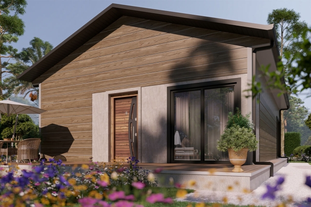 Sürdürülebilir çelik ev Huzur Diyarı 72 m²