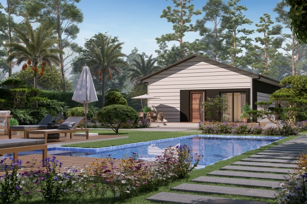 Yüksek kalite çelik ev Huzur Diyarı 72 m²