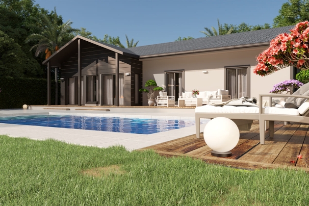 Casa de acero espaciosa y cómoda Horizonte 120 m²