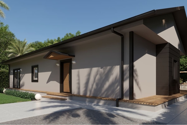 Casa de acero de primera calidad Horizonte 120 m²