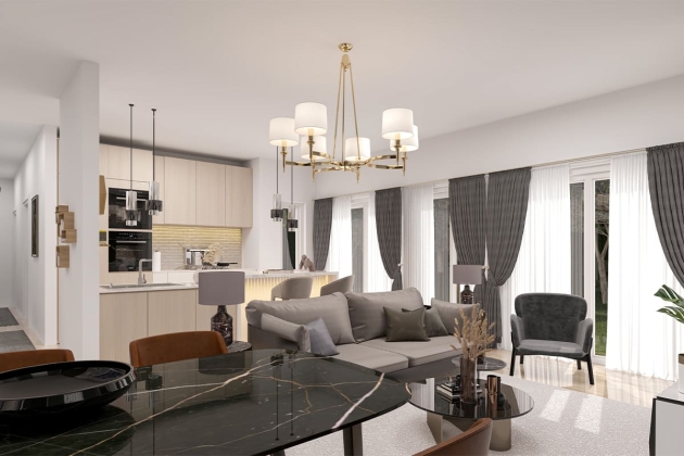 Diseño de la caja de acero Horizonte 120 m²